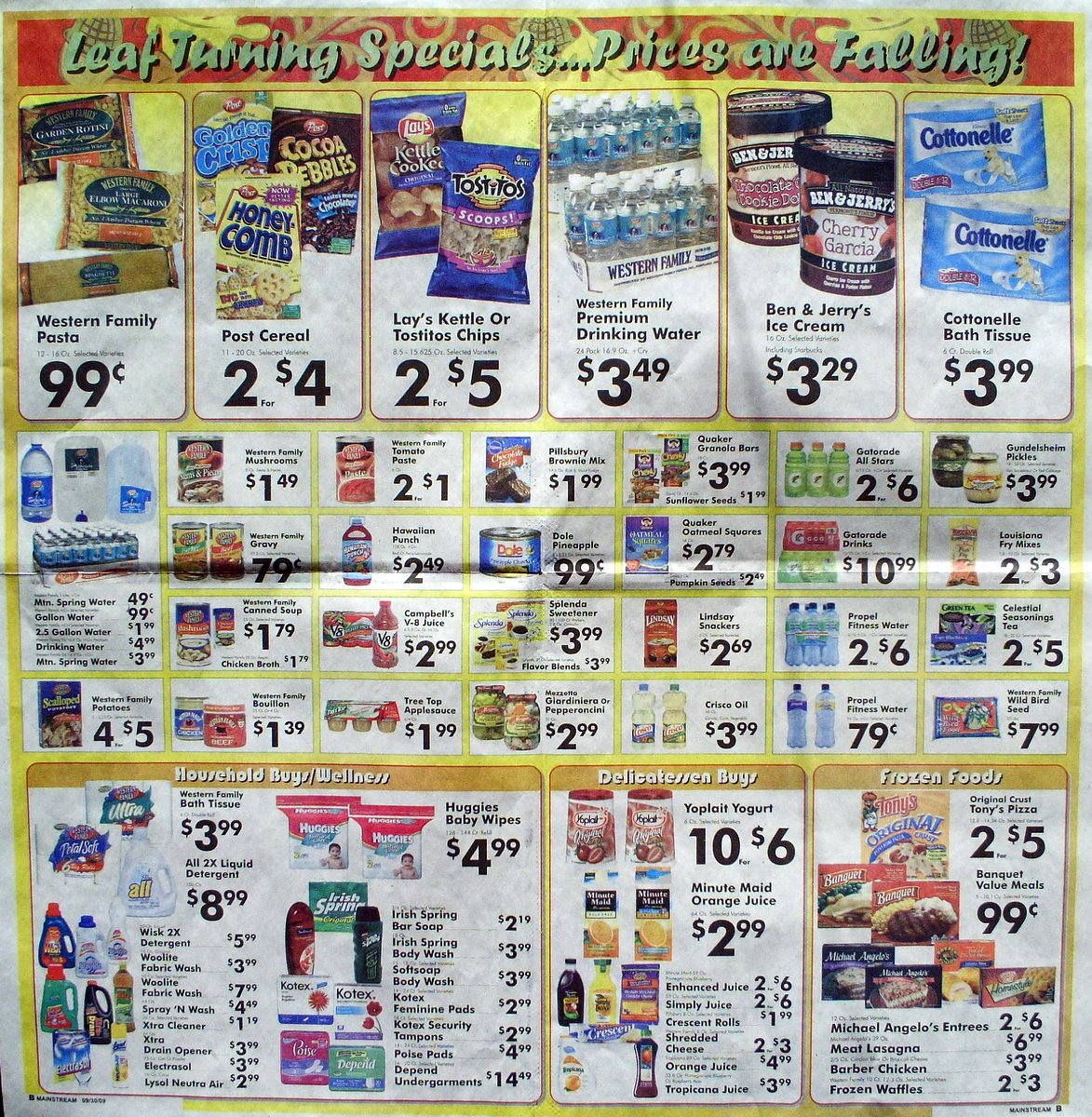 Big Trees Market Weekly Ad for September 30th - October 6th, 2009
