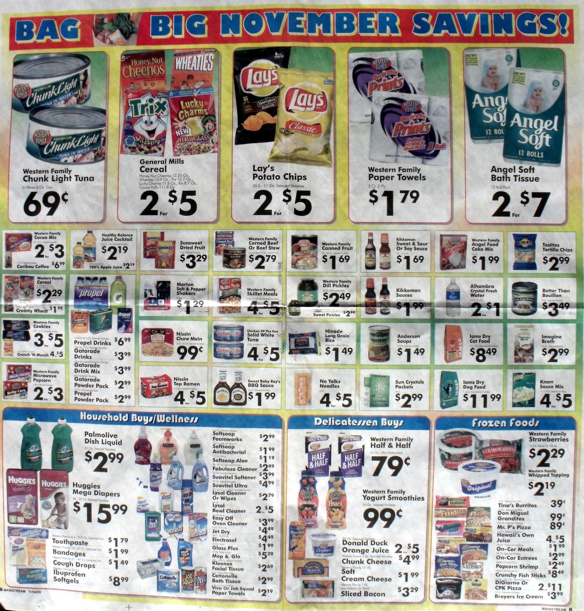 Big Trees Market's Weekly Ad for November 4-10, 2009