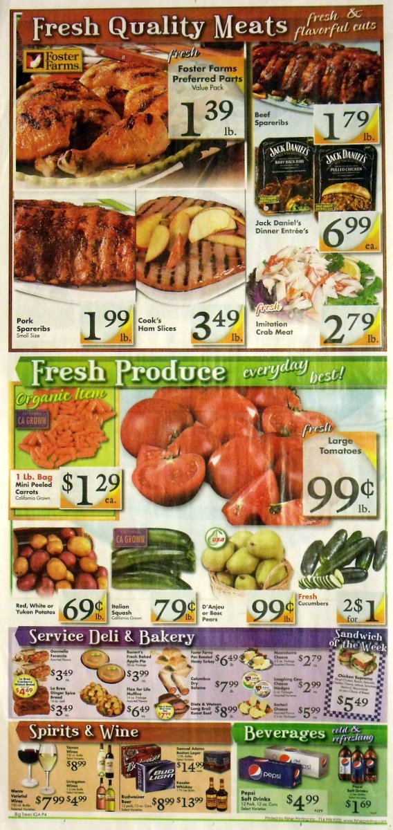 Big Trees Market Weekly Ad for October 12 - 19, 2010