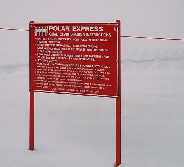 Polar Express Ribbon Cutting