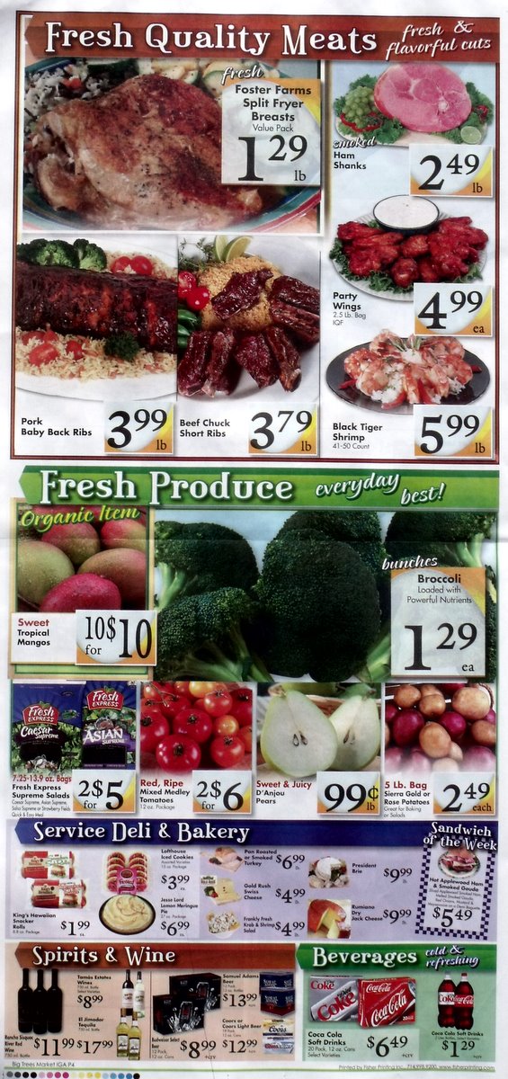 Big Trees Market's Weekly Ad for March 3rd, 2011