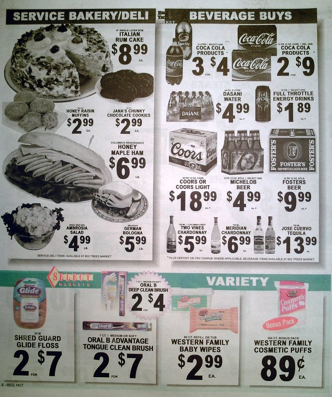 Big Trees Market Weekly Ad for June 6 - 12, 2007