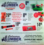 Calaveras Lumber December Specials