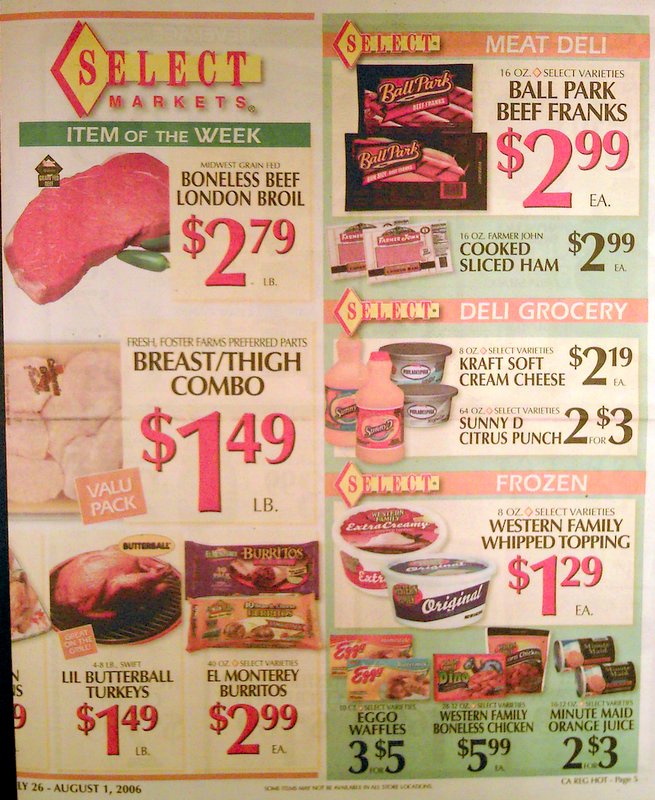 Big Trees Market Ad for July 26 - August 1