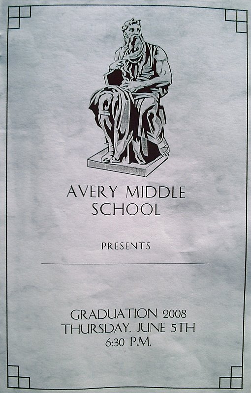 Avery Middle School Graduation 08