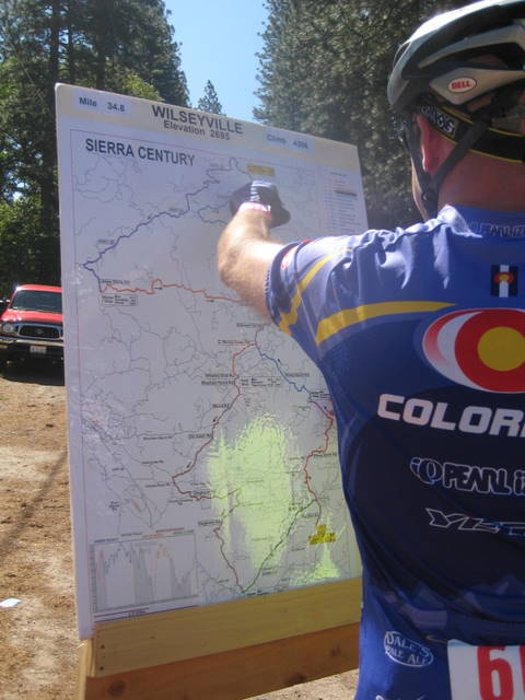 Checking the route