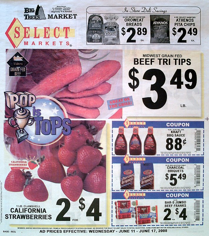 Big Trees Market Weekly Ad For June 11-17, 2008