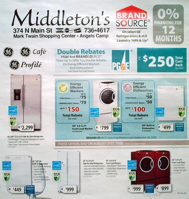 Middleton's August GE AD