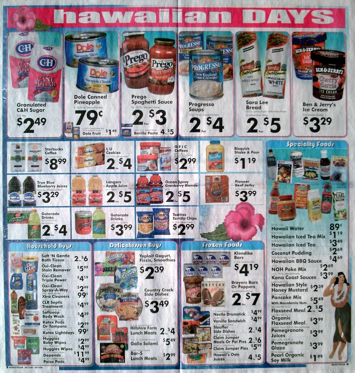 Big Trees Market Weekly Ad for August 13-19, 2008