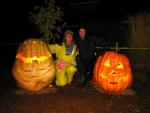 Supersized Pumpkin~Kai Peterson, Grower and Boyfriend Brian Presnell 