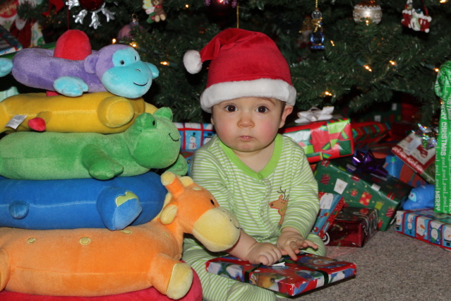 8 month old Julian Hayes Ready for Christmas!