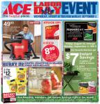 Arnold Ace Home Center Labor Day Ad