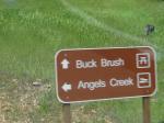 To Buck Brush parking area