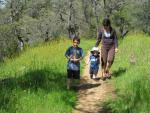 Kids on trail